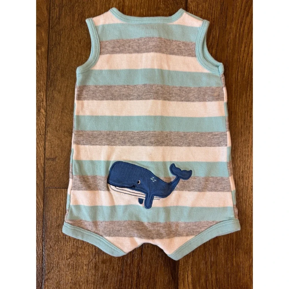 Carters‎ Baby Boy 3 Months Outfits Clothes Lot Bundle Rompers Shorts Guac Star